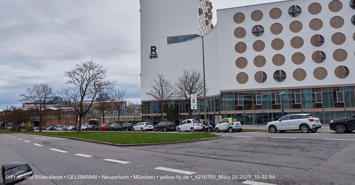 29.03.2023 - Baustelle REVO und Umgebung in Neuperlach